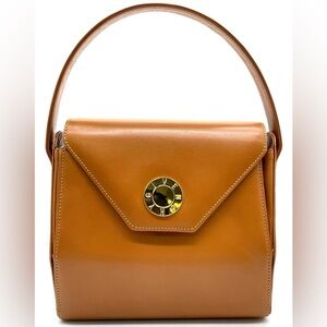 Givenchy Caramel Leather top handle Bag with Gold hardware